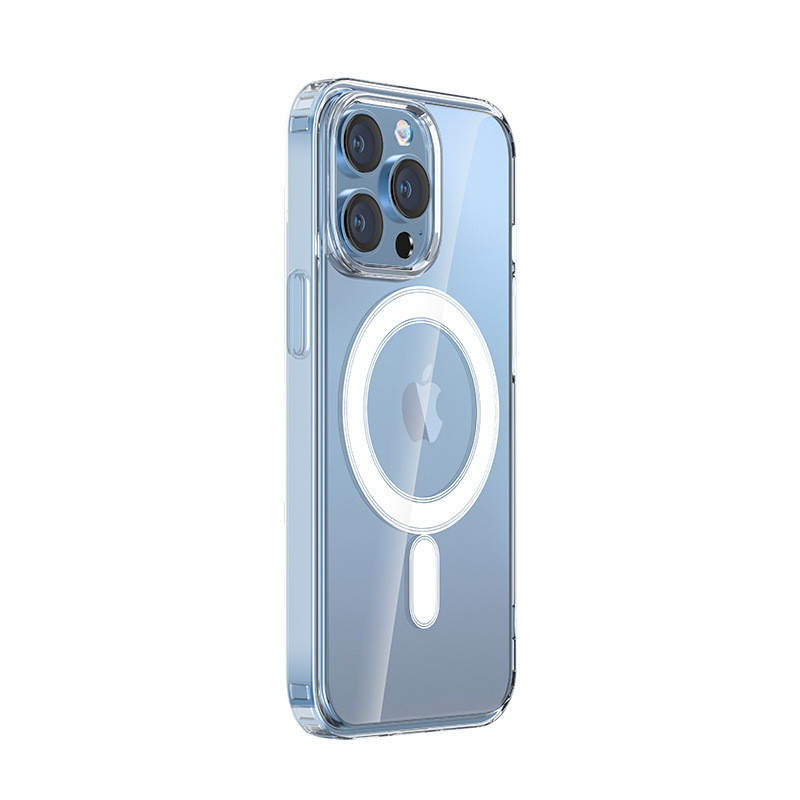 Transparent Acrylic Magnetic Case for iPhone 15/14/13
