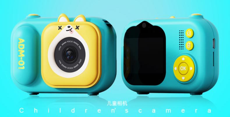 Mini HD Kids Camera - Handheld DSLR for Students