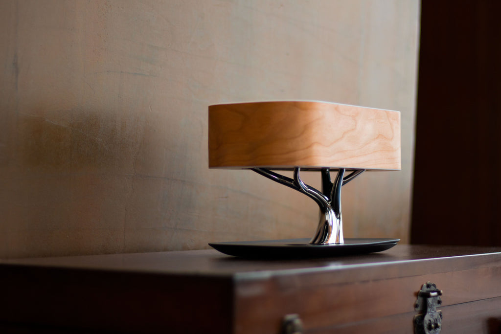 Tree Lamp Wireless Charger with Bluetooth Speaker
