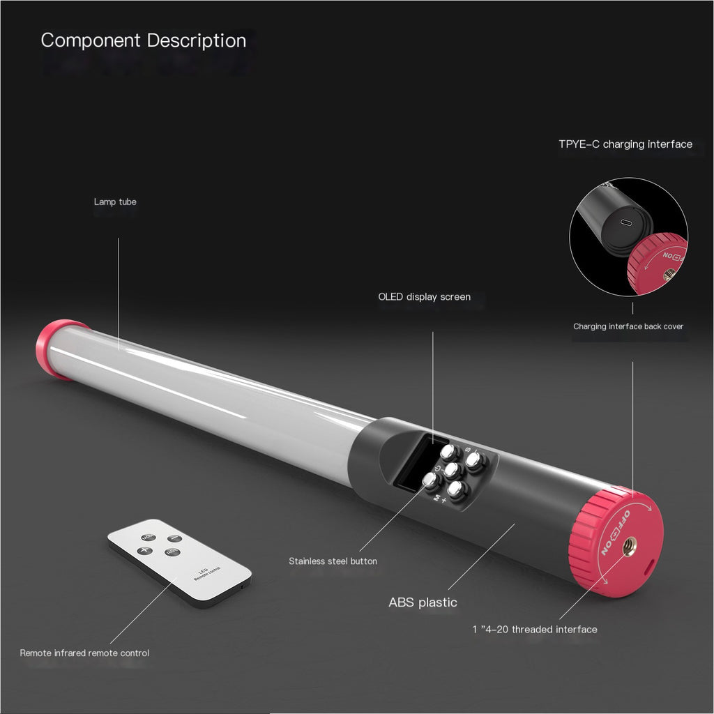 "HAIFRO ST-118 RGB Waterproof LED Handheld Light"