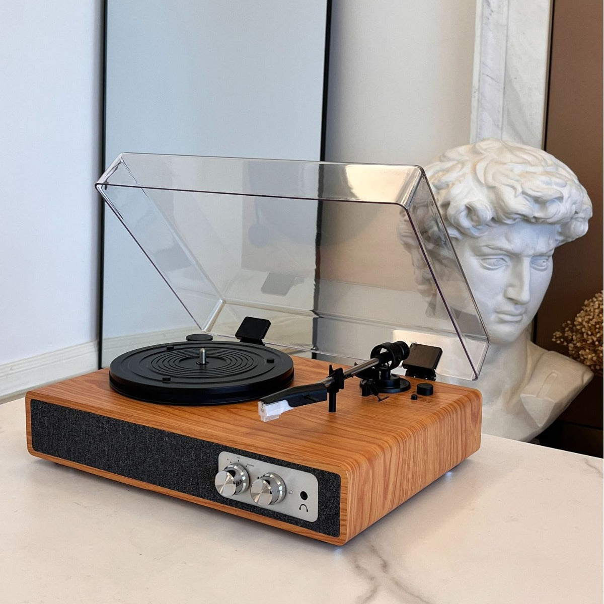 Vintage Bluetooth Record Player Speaker Home Decor Gift