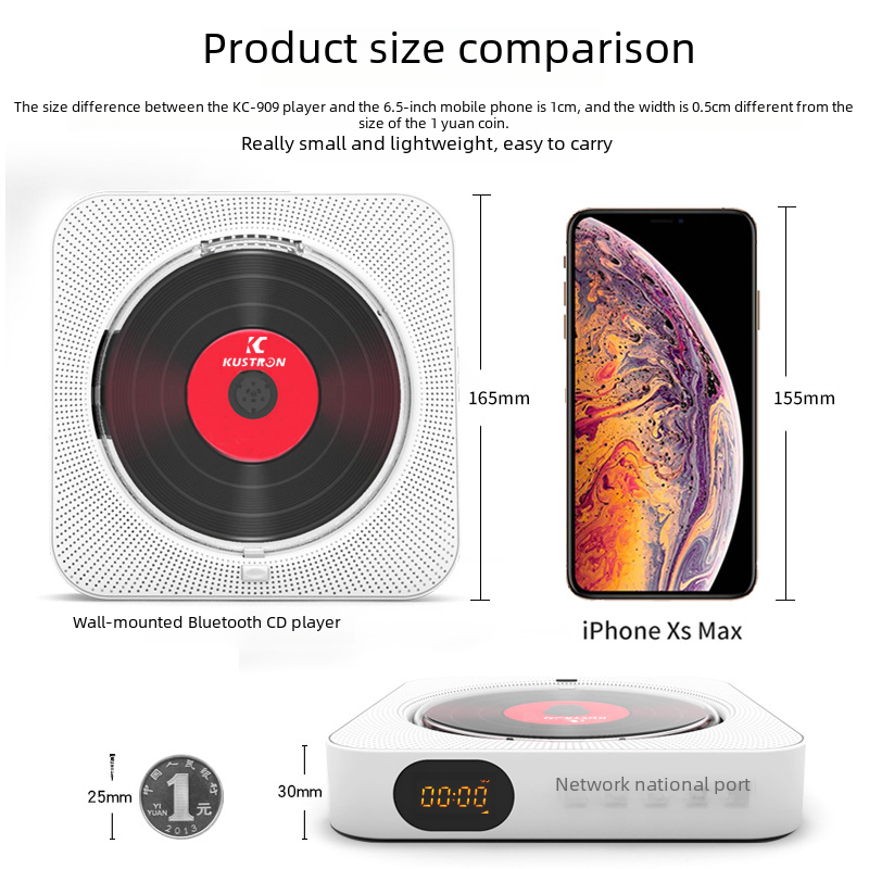 Bluetooth CD Speaker and Learning Recorder for Home