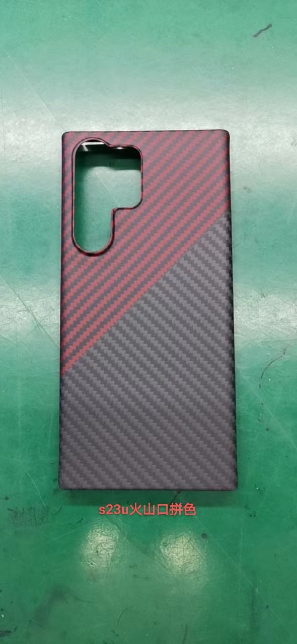 Kevlar Carbon Fiber Case for Samsung S23 Ultra