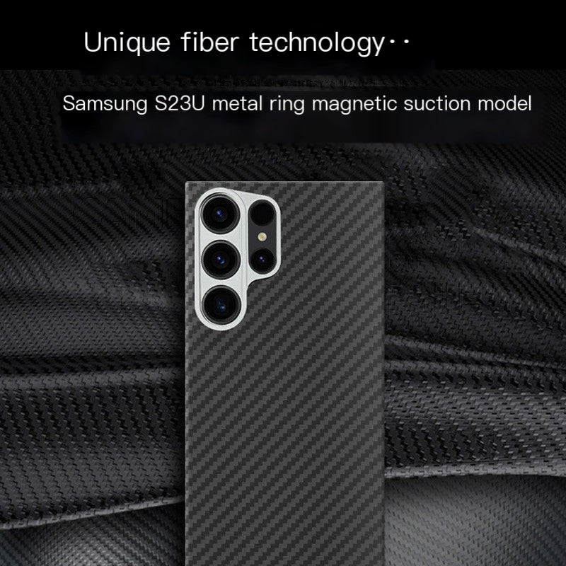 Kevlar Carbon Fiber Case for Samsung S23 Ultra