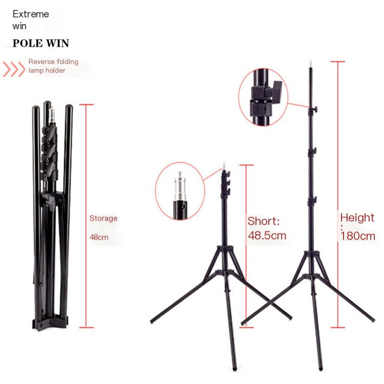 Portable 1.8m Tripod Light Stand for Photography
