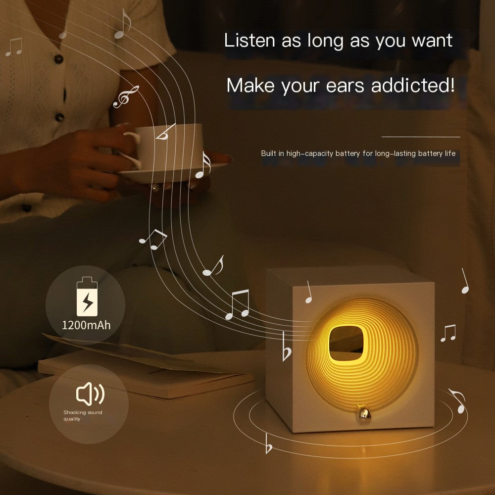 Modern Creative Bedside Lamp with Bluetooth Speaker