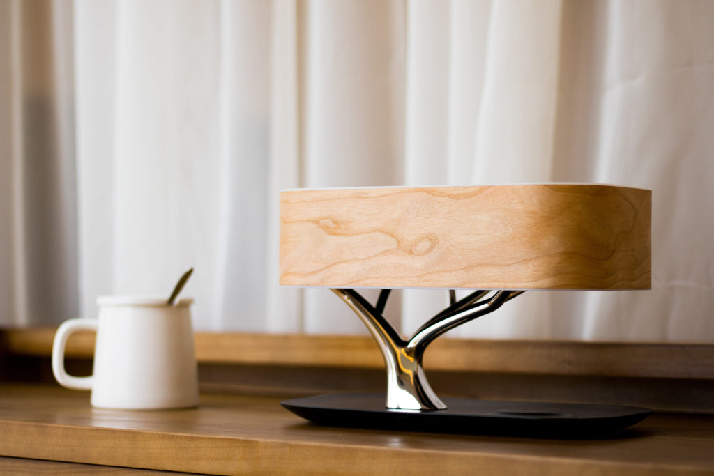 Tree Lamp Wireless Charger with Bluetooth Speaker
