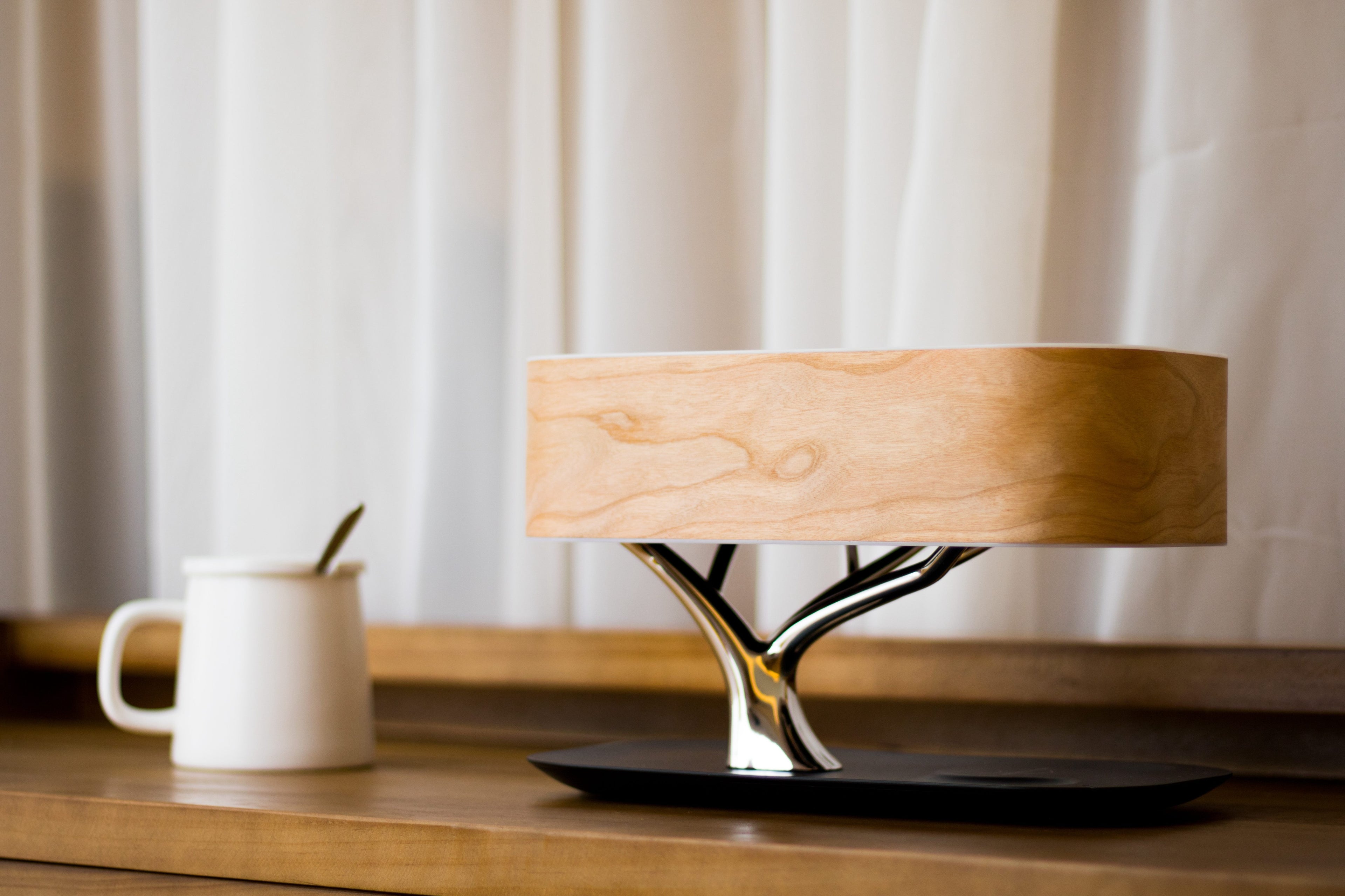 Tree Lamp Wireless Charger with Bluetooth Speaker