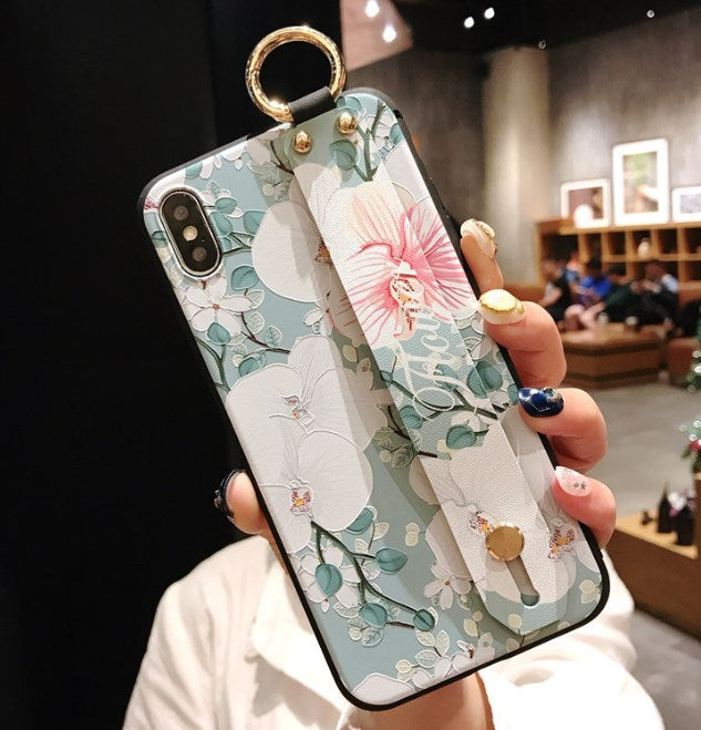 Colorful Embossed Phone Case for iPhone XS Max & OPPO R15