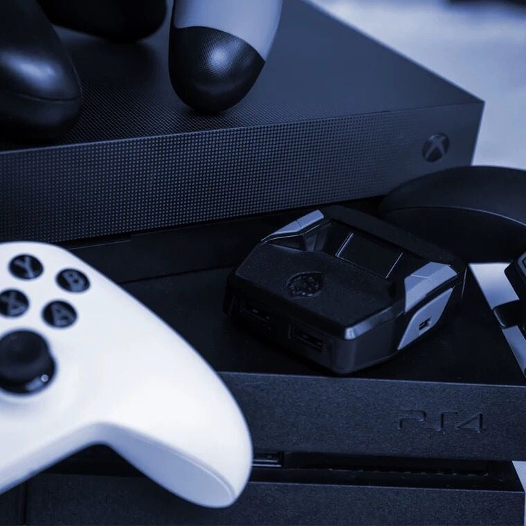 Wired & Wireless Controller Converter Black