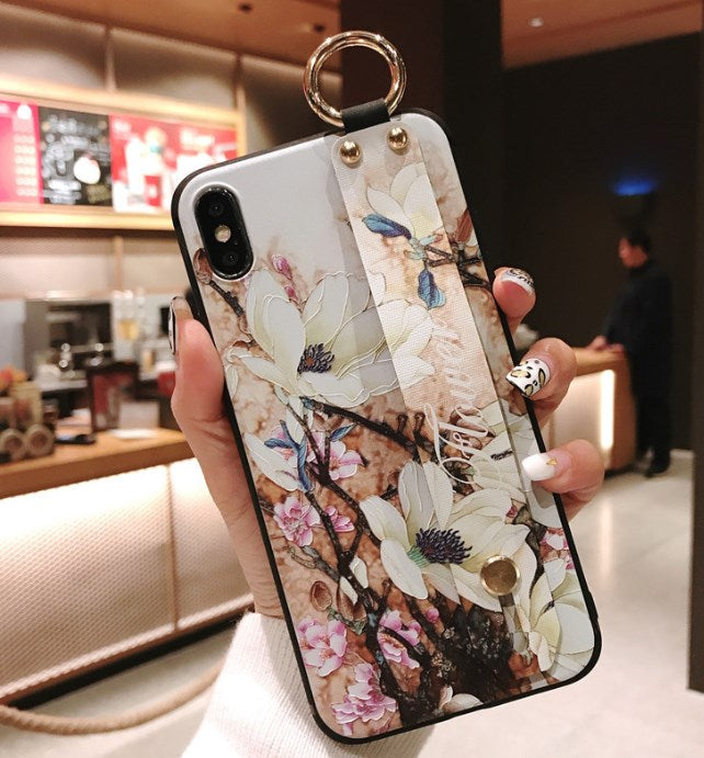 Colorful Embossed Phone Case for iPhone XS Max & OPPO R15
