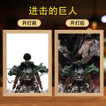 Eren Levi Attack on Titan Light Painting Night Lamp