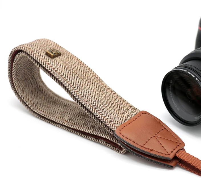 Canon Nikon Cotton Camera Strap with Vintage Design